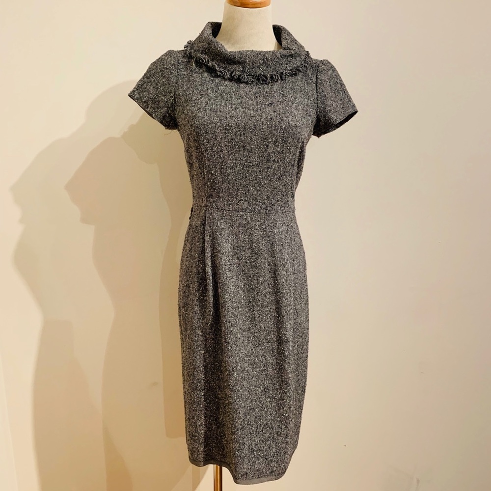 Crowl Neck Dress - Talbots